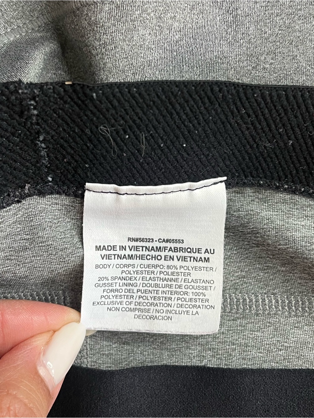 Nike Pro Dri-FIT Leggings & Compression Shorts Bundle | Gray & Black - Picture 12 of 15